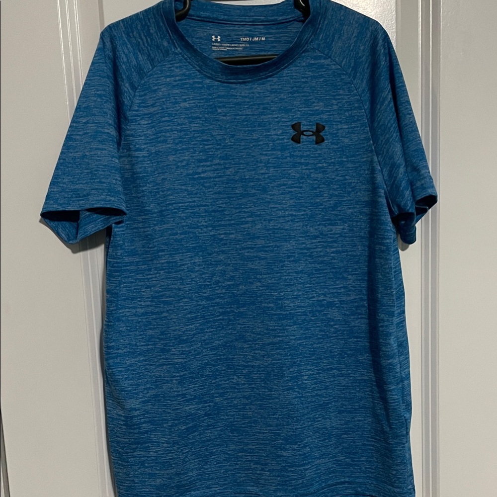 Under Armour Kids Heathered Blue Tee